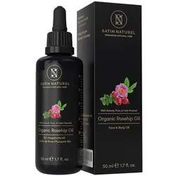 Satin Naturel Bio Hagebuttenöl kaltgepresst vegan 50 ml