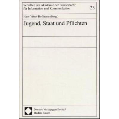 Jugend, Staat und Pflichten, Taschenbuch von Hans-Viktor Hoffmann, Nomos, 978-3-7890-6922-2