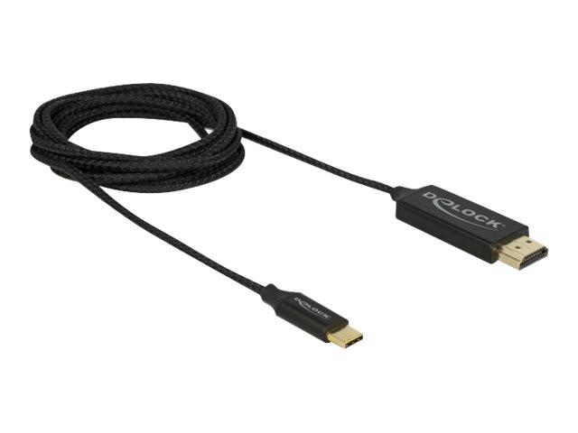 Delock 84905 USB Typ-C naar HDMI Kabel met DP Alt Mode, 4K 60Hz, 2m