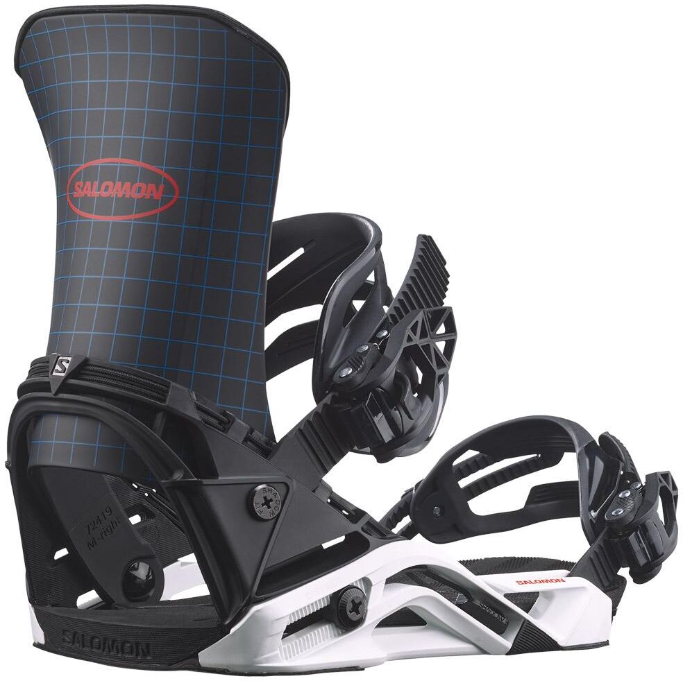 Salomon  - District Black-White - M - Fix Snowboard