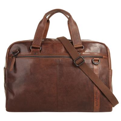 Reisetasche SPIKES & SPARROW "SPIKES & SPARROW Herren, Damen echt Leder", Gr. B/H/T: 48cm x 32cm x 20cm onesize, braun (cognac), Leder, Taschen Reisetasche, echt Leder