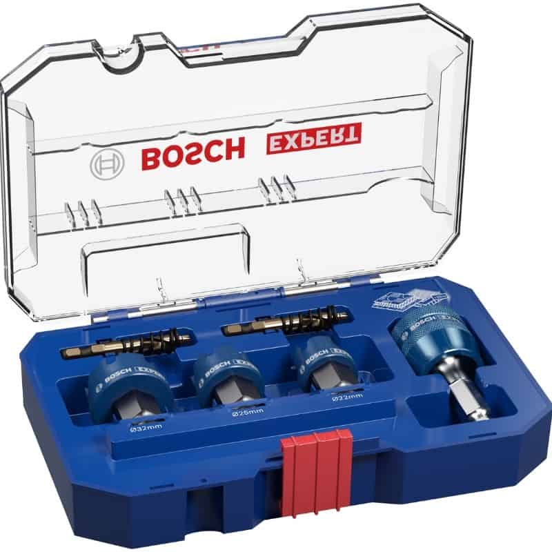 BOSCH EXPERT Coffret 3 trépans carbure métal 22 à 32 mm - 2608900502