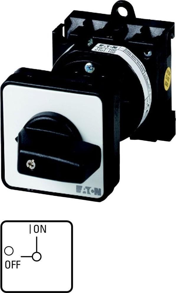 Eaton Schakelaar type T0-1-102/Z, ingangsstroom 20A, vermogen 6,5 kW