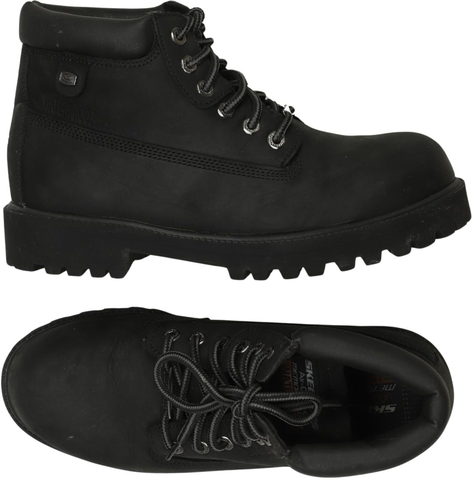 Skechers Herren Stiefel, Schwarz, Gr. EU 43, Leder / Tex / Membran - Second Hand