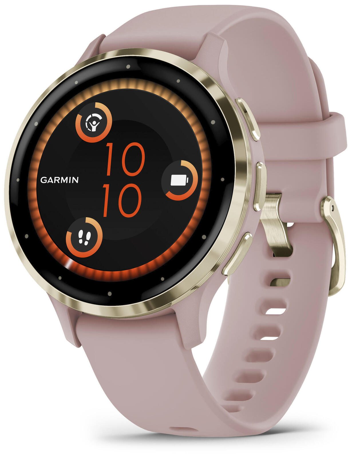 GARMIN Venu 3S Smartwatch dust rose, softgold 010-02785-03