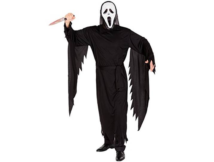 TecTake dressforfun Vriezelig Screaming Ghost kostuum full-body kostuum incl. masker en riem (M Nr. 30011)
