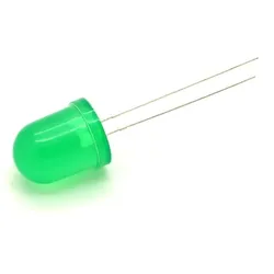 Kingbright Big Solid LED, 10mm, grün
