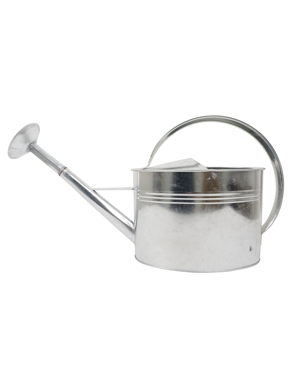 Home>it Watering Can with Rose Head 5 litres Galvanised