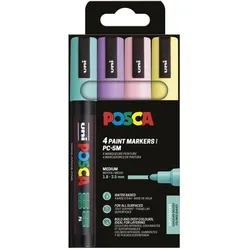 Posca, Marker, Marker UNI PC-5M 4er Set Soft Col (4x)