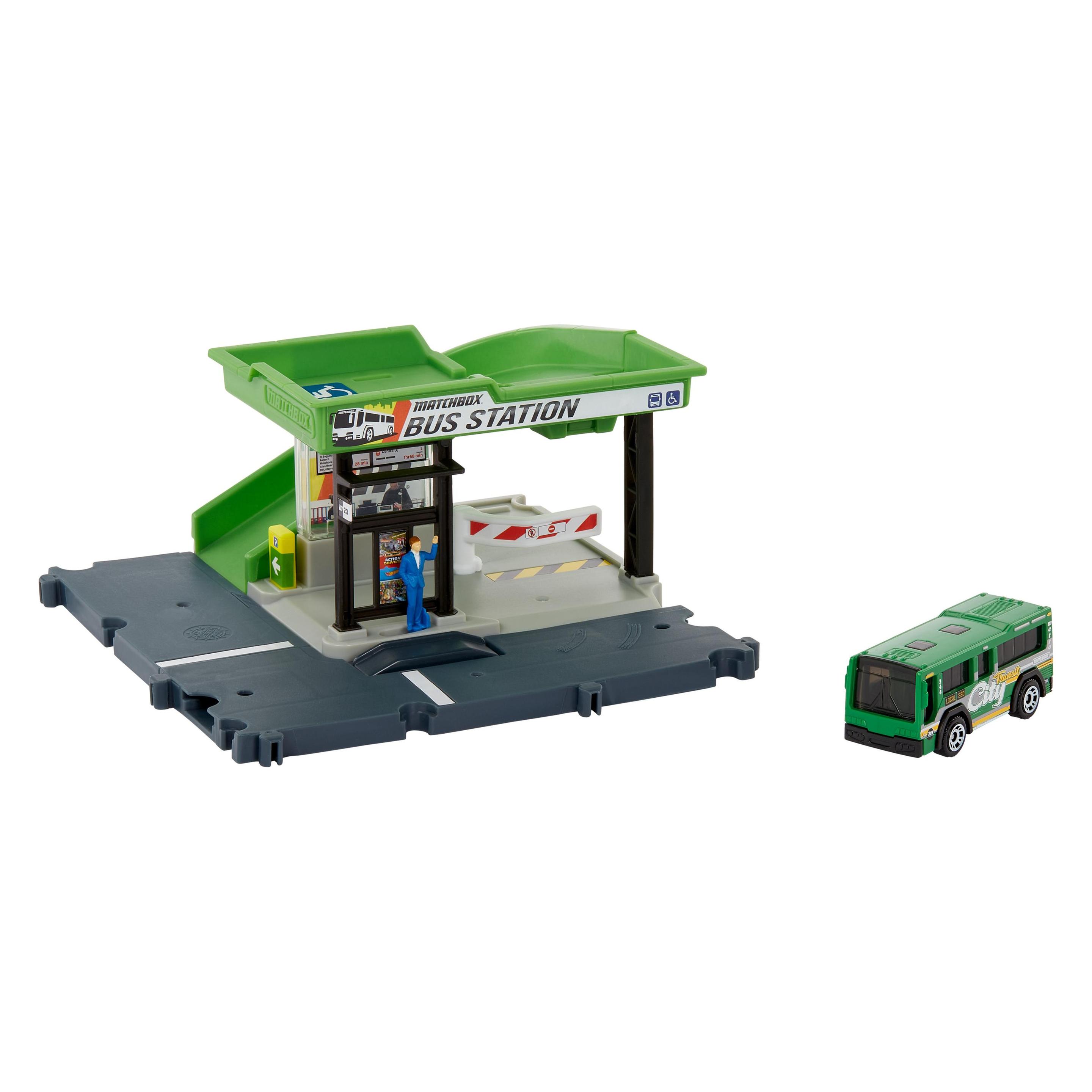 Matchbox Bus Station Spielset (HDL08)
