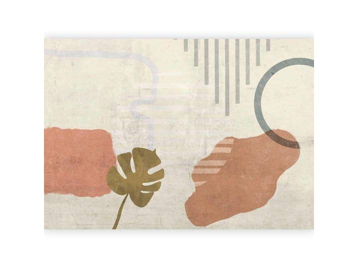 Fototapete Abstract Landscape Beige/Cognac