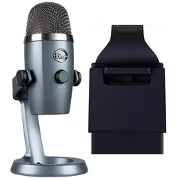 Blue Mikrofon Yeti Nano USB Shadow Grey (988-000205) + Lampa Litra Glow, Mikrofon