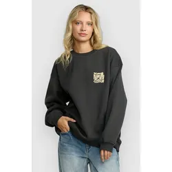RVCA Baggie Boyfriend Crew Sweater pirate black Gr. L