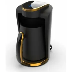Inca Kaffeemaschine Wonder Serie Touch-Control-Schalter, Kaffeebereiter, Schwarz, Gold