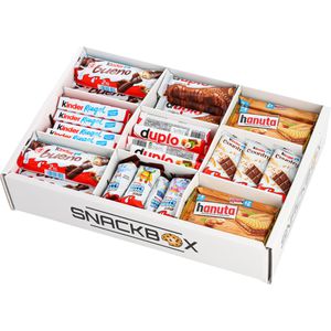 Snackbox Schokoriegel Ferrero Topseller, 2547g, verschiedene Sorten, 100 Riegel