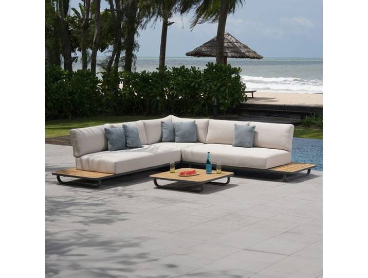 OUTLIV. Malibu Ecklounge inkl. Loungetisch Aluminium/Polyester