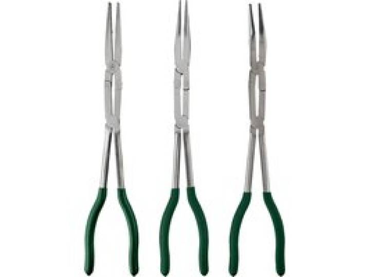 PARKSIDE® Jeu de pinces à long bec, 5 pièces / Jeu de pinces, 3 pièces. (Jeu de pinces à double articulation)