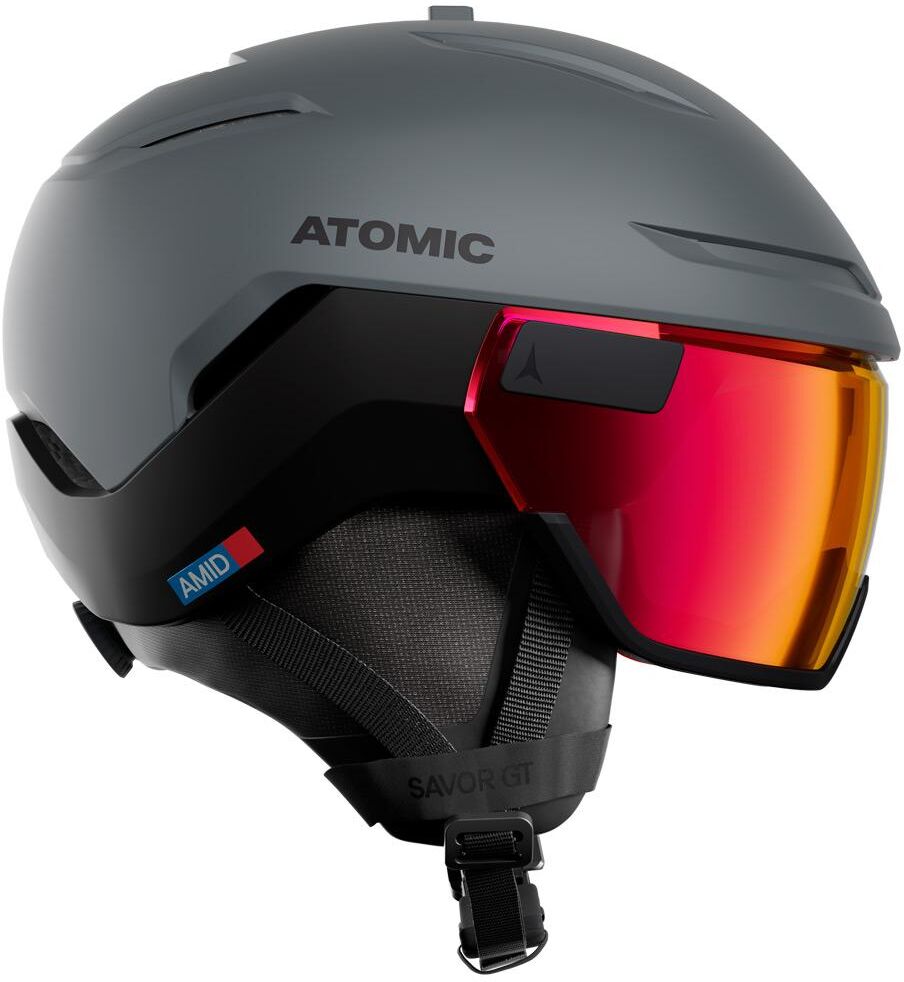 Atomic  - Savor Gt Amid Visor Photo Slate - M - Casque de ski avec visière