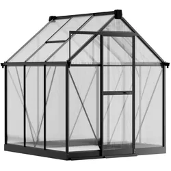 Gewächshaus 210 x 183 x 193 cm, verstärkte Konstruktion, Polycarbonat 6 mm