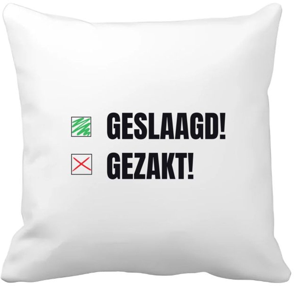 Akyol Kussenhoes Geslaagd - 40 x 40 cm