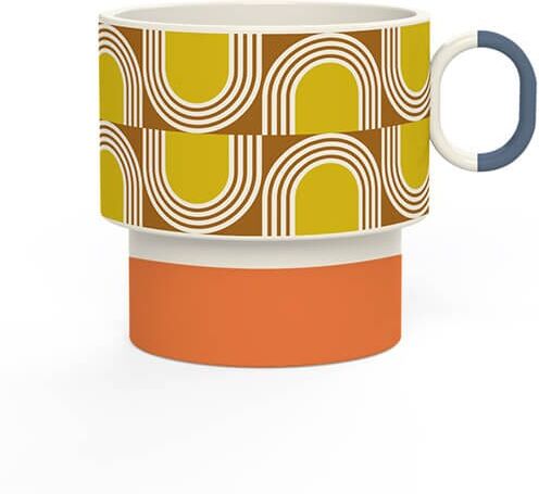 Orla Kiely Aura Orange Mug