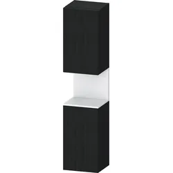 Duravit Collection One Hochschrank, Türanschlag links, 400x360x1760mm, Nische Weiß Matt, QA1346L18160000, Farbe: Eiche Schwarz
