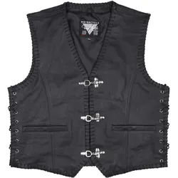 Modeka Badlands Lederweste mit Schnürung - 6XL