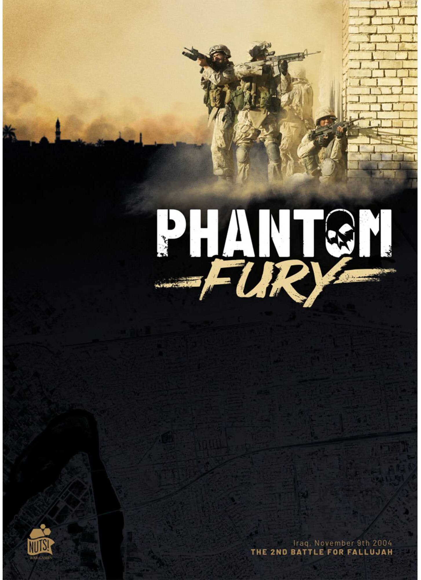 Phantom Fury: Second Edition - Solitaire Tactical Board Game for One Player, Ages 12+, by Nuts! Publishing