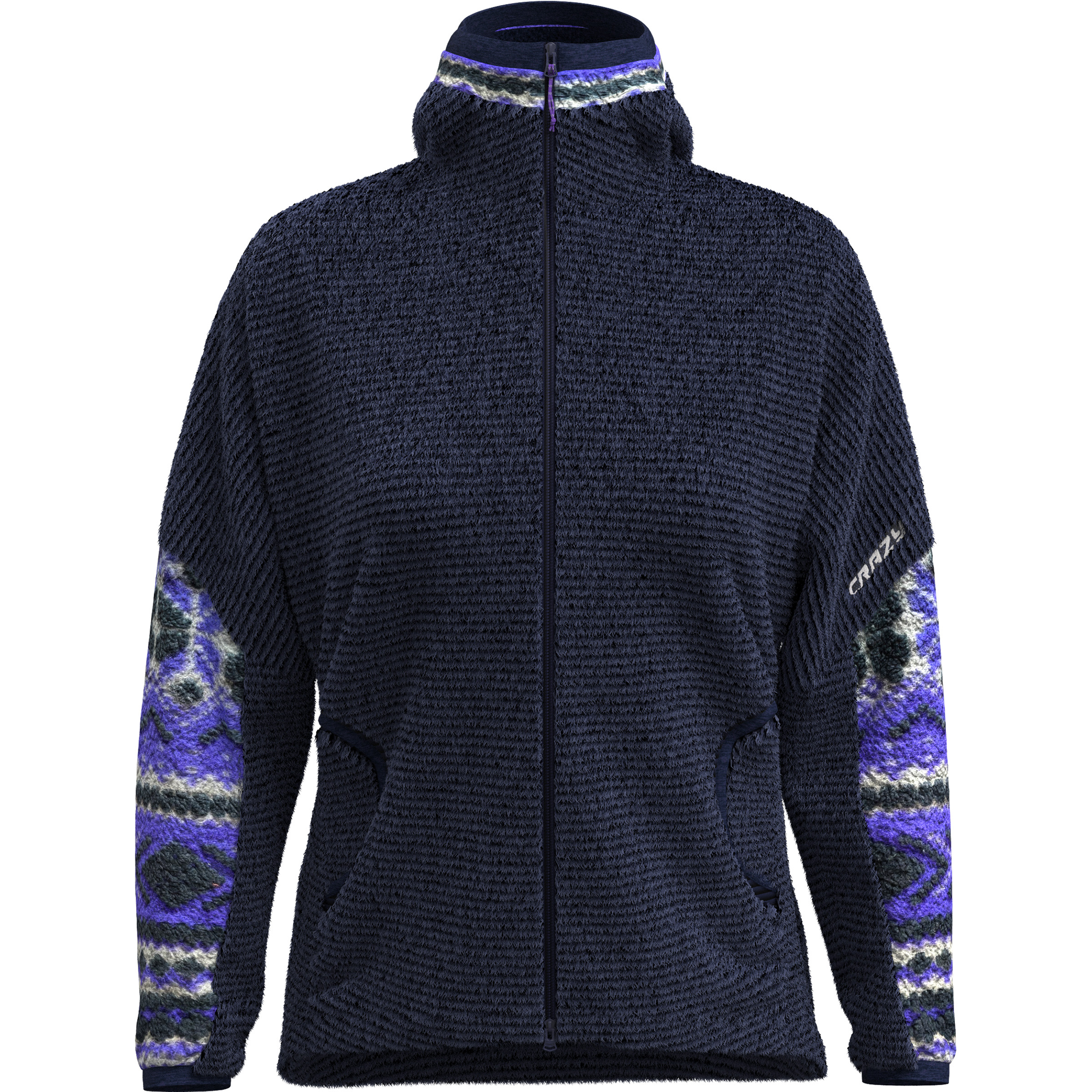 Crazy Aria Damen Freizeitjacke, Parkas blau Größe S Trekking Schnell trocknend