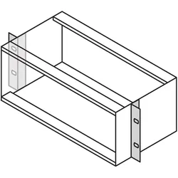 Schroff 19"-Winkel Typ F, tiefenvariabel - 19"WINKEL 4HE UNIV. 2STK, Serverschrank Zubehör