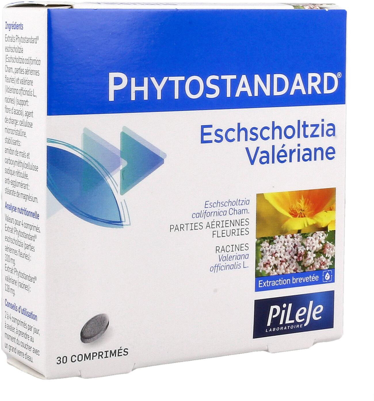 Phytostandard Eschscholtzia/Valeriane 30 Comprimés