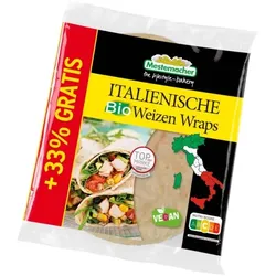 Mestemacher Italienische Weizen Wraps bio