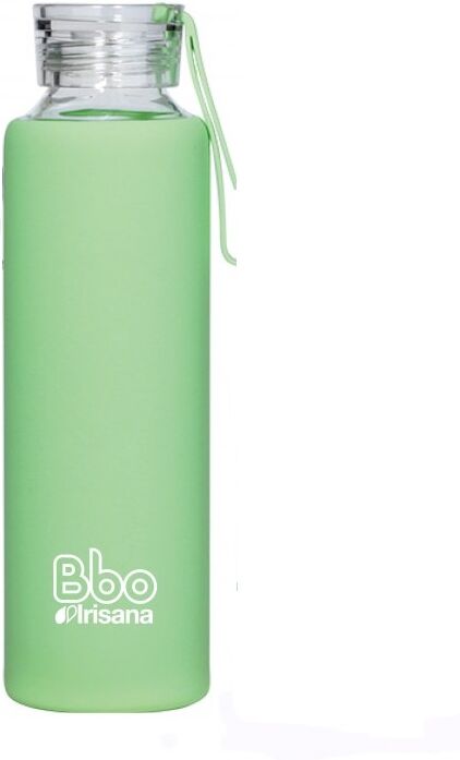 Irisana Botella Bbo Borosilicato con Silicona 550 ml Verde