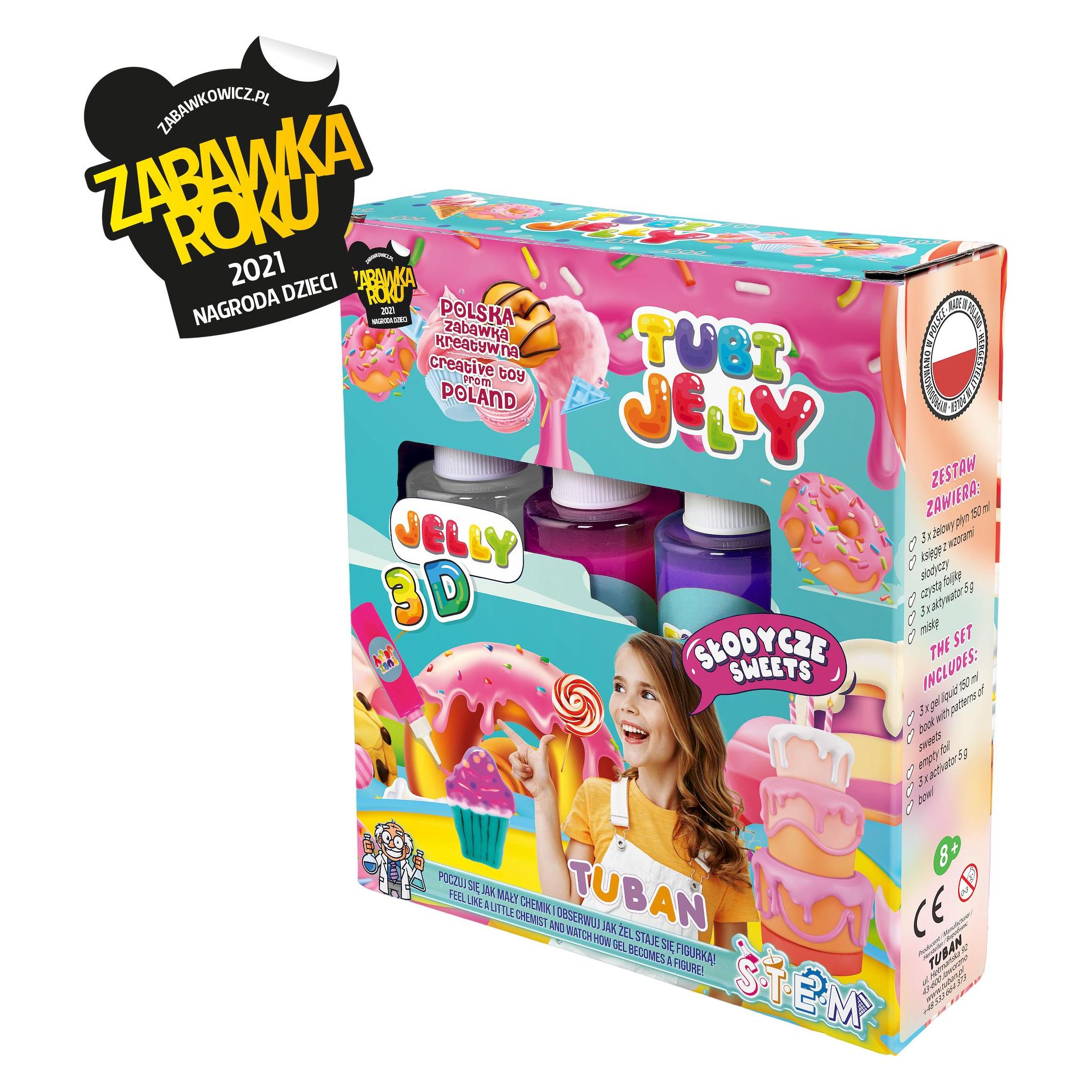 Tuban Tubi Jelly 3 color s set - Sweets (TU3317)