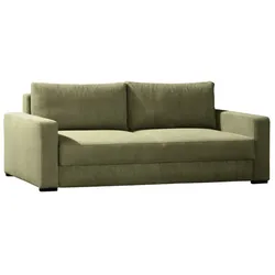 Schlafsofa Lindsey Cord Grün Olive