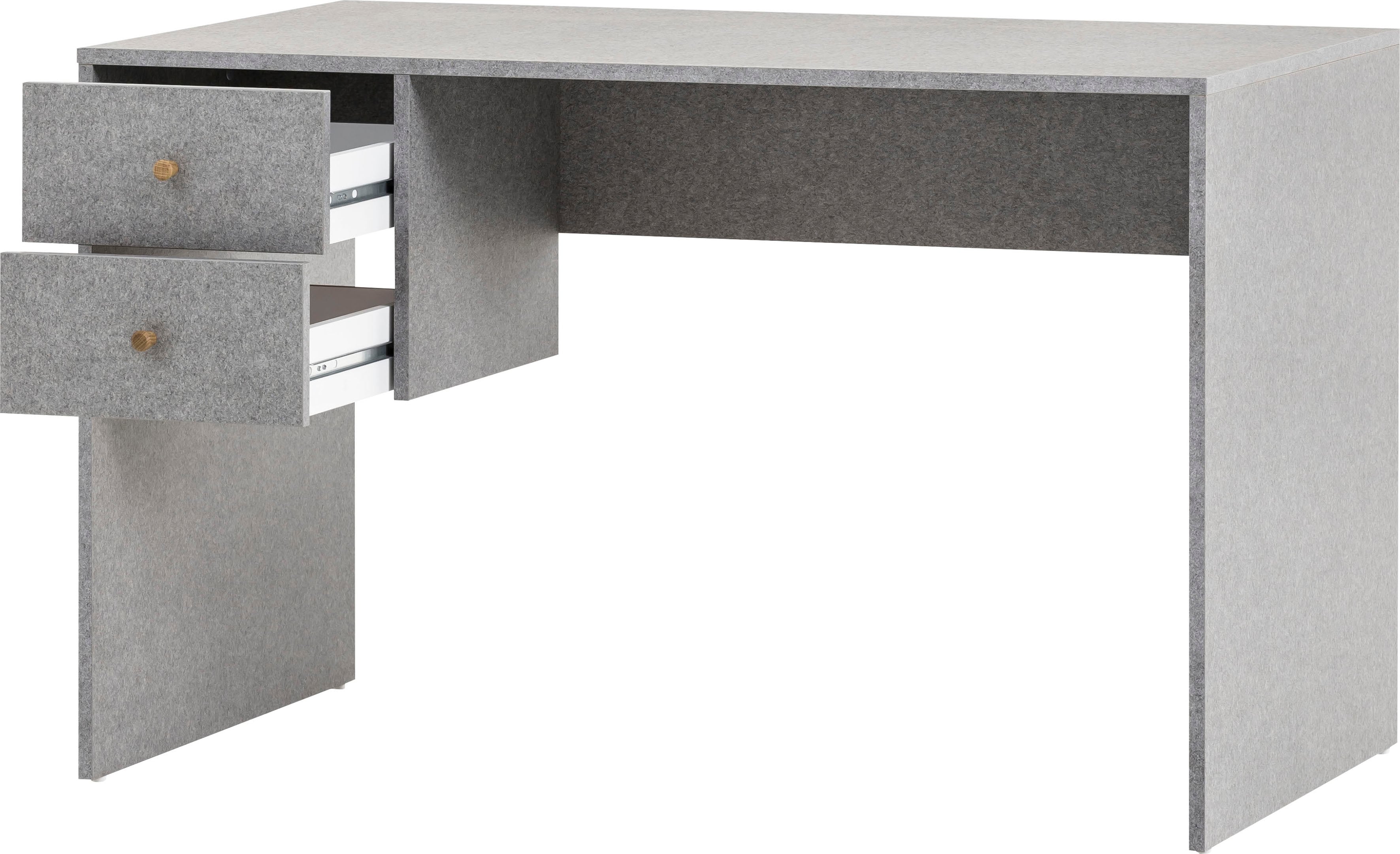 Schreibtisch SCHILDMEYER "Jonte", grau (feel grau, feel grau, feel grau), B:117cm H:73,5cm T:67cm, Tische, Schreibtisch, Solide Verarbeitung - Dieses Produkt ist in Deutschland gefertigt feel grau, feel grau, feel grau B/H/T: 117cm x 73,5cm x 67cm