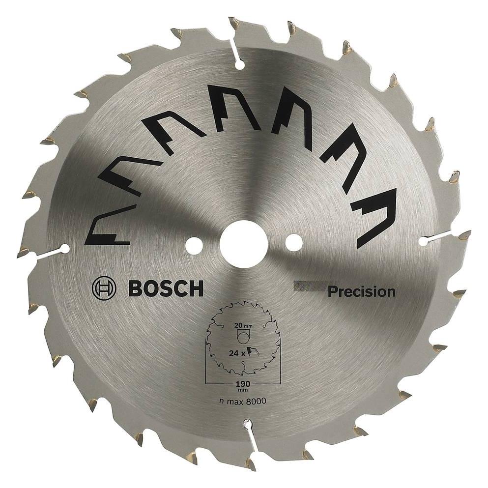 Bosch Professional Zubehör Kreissägeblatt PRECISION D= 190 mm Bohrung= 20 mm Z= 24 (2609256866)