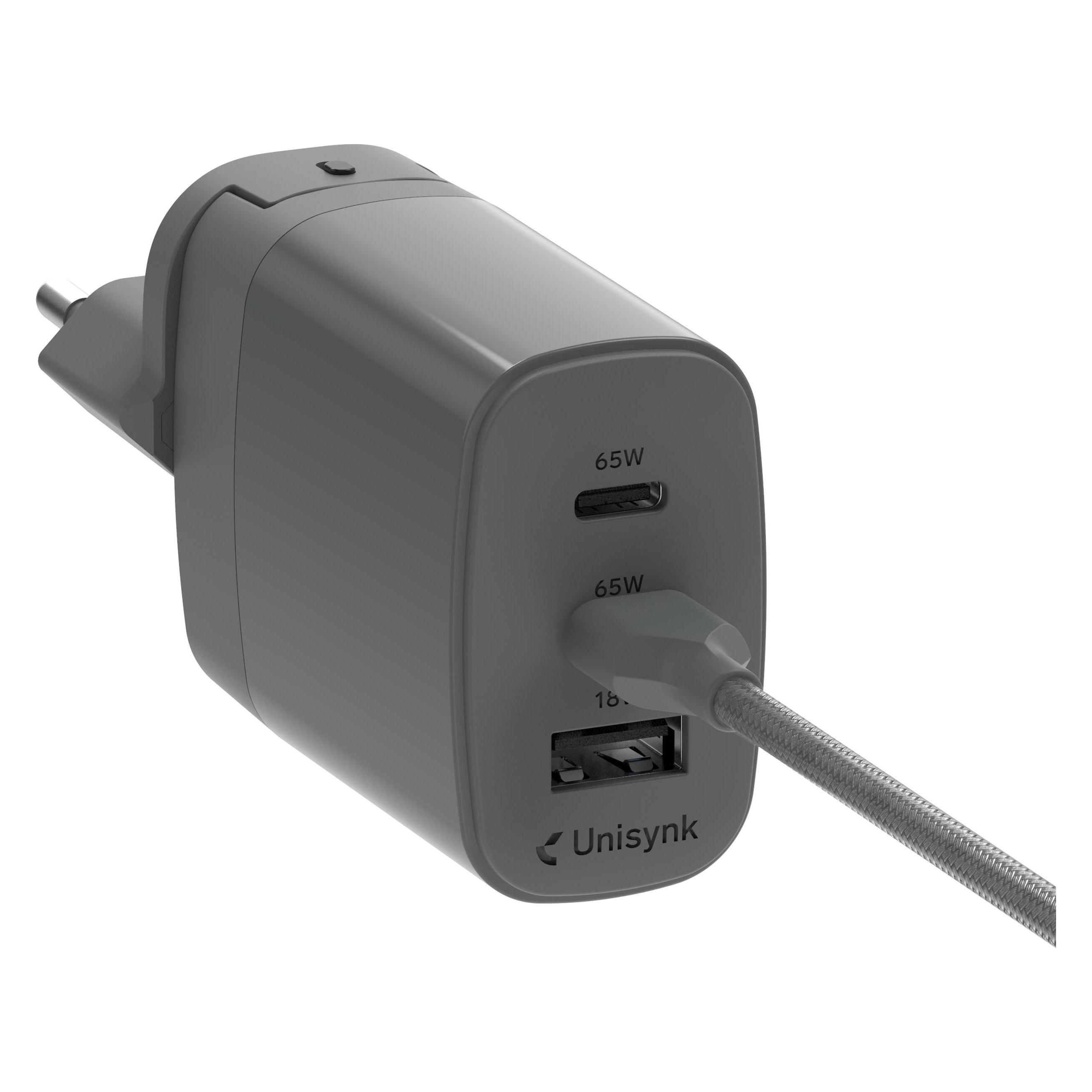 Unisynk 3 Port Global Multi-Charger Kit (65 W, 3 Ports) (10461)