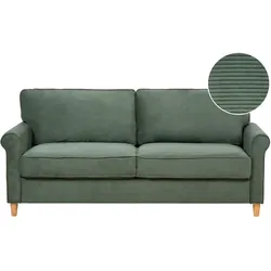 3-SITZER-SOFA Cord dunkelgrün Ronneby