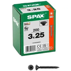 SPAX Universalschrauben T10 »BLAX« 200 Stück