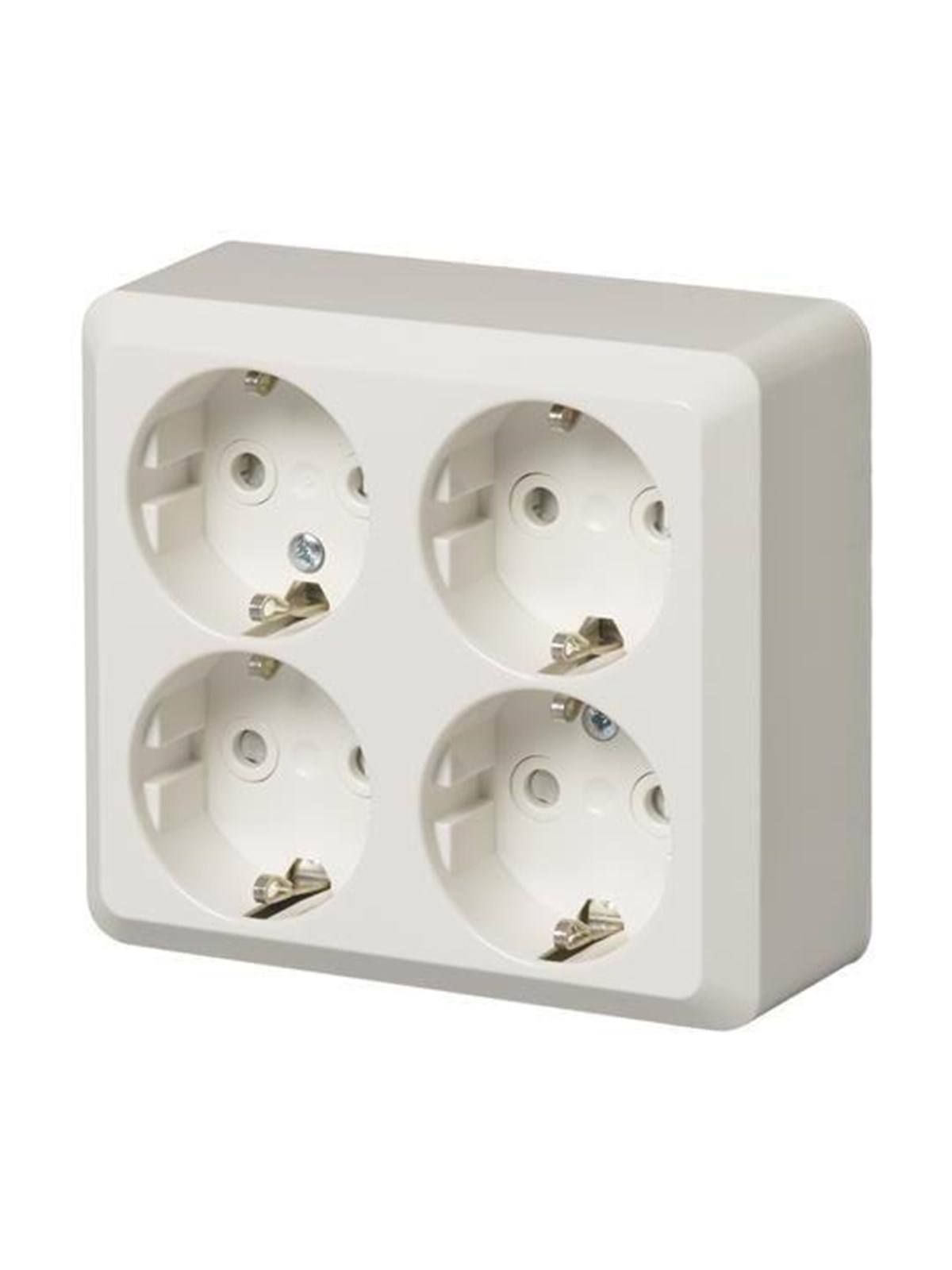 ABB Socket outlet schuko 4-g screwless term