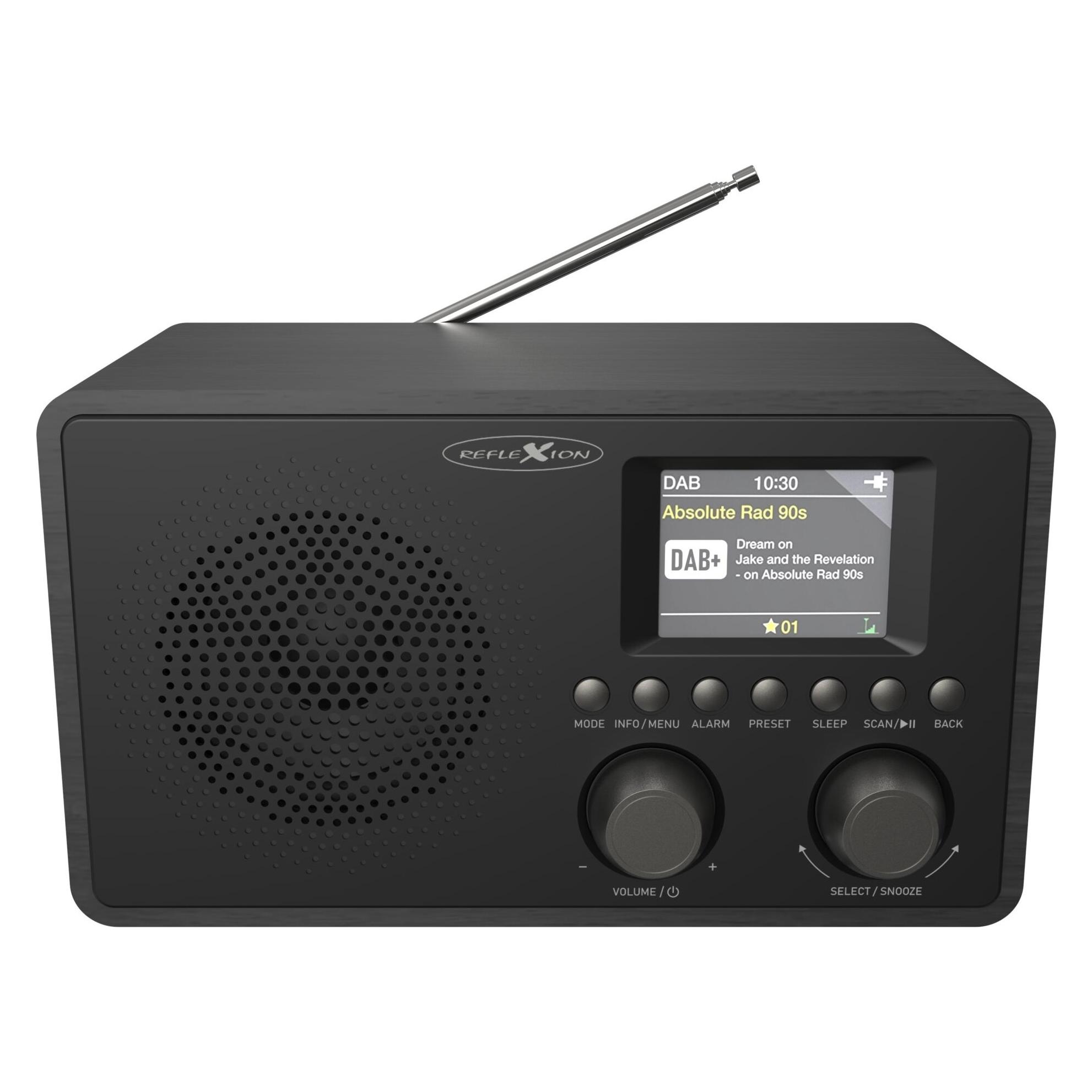 Reflexion HRA1824DAB+ schwarz (DAB+, Bluetooth) (HRA1824DAB+SCHWA)