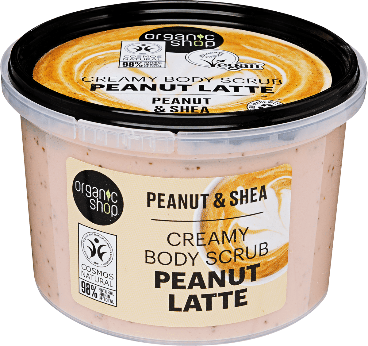 Organic Shop Peanut Latte Creamy Body Scrub 250 ml