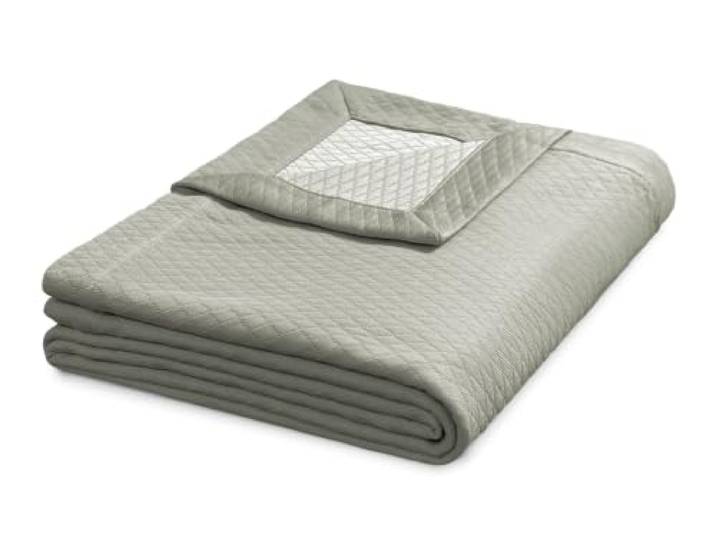 BELLA DONNA Formesse Sommerdecke (grau-grün 0633, 150x220 cm)