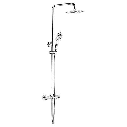 IBERGRIF M21810 Douchekraan in System Silver en Messing