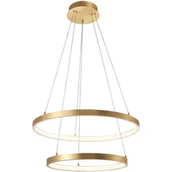 Nova Luce 8100281 Leon LED Pendelleuchte Blattgold
