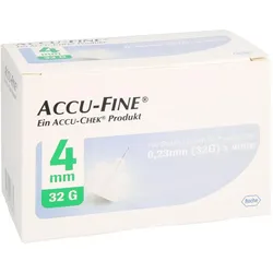Accu Fine sterile Nadeln f. Insulinpens 4 mm 32 G