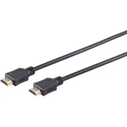 High Speed HDMI Kabel, FHD, Eco 15+1, schwarz, 5m