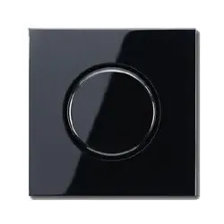 Jung Abdeckung für Drehdimmer (schwarz)