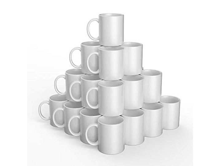36 Keramikbecher zum Anpassen Weiß 340 ml - Cricut